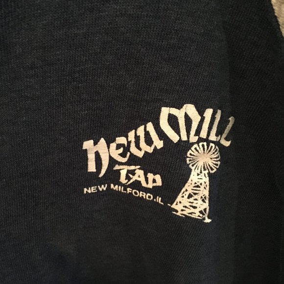Vintage Track Sweatshirt- Old Mill Tap New Milford - Picture 3 of 7